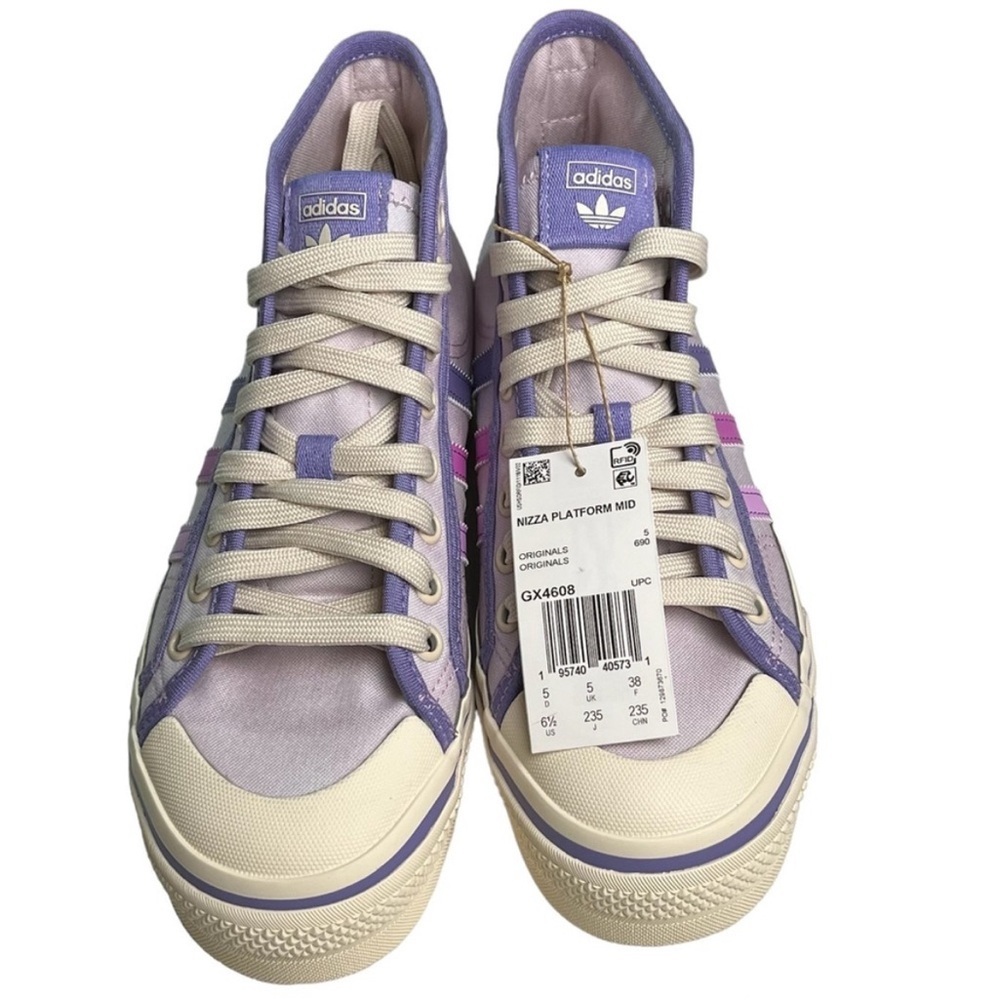 ADIDAS NIZZA Platform Shoes - Picture 2 of 13